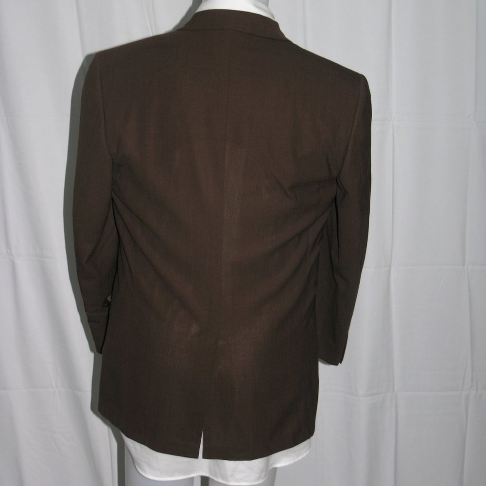 Brioni Celio Escorial Wool Solid Brown Custom Fou… - image 7